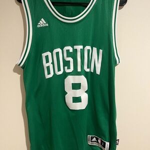 Jonas Jerebko Adidas Green Boston Jersey with Number 8